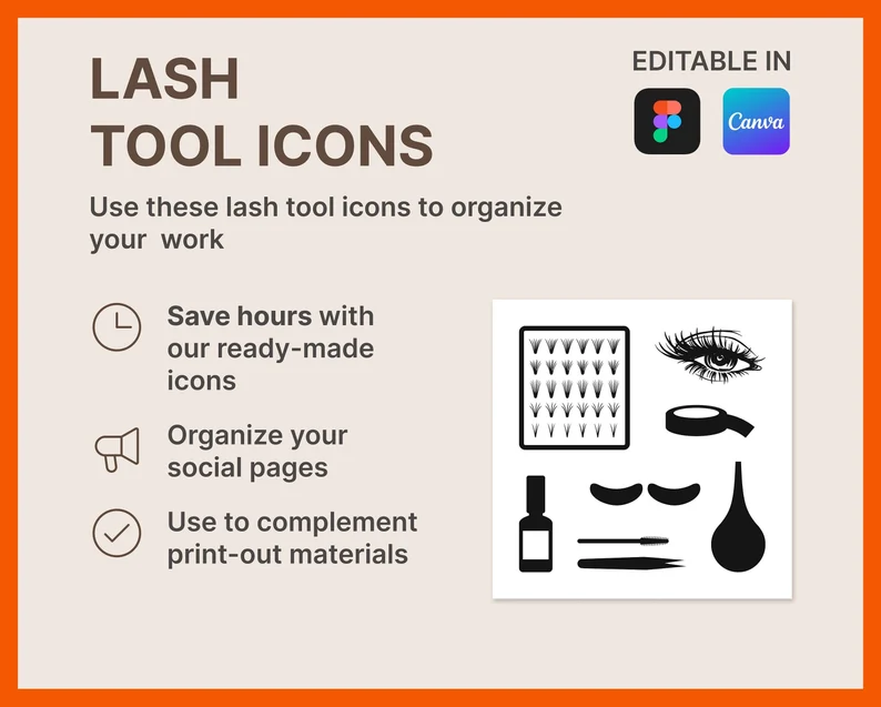 Lash Tool Icons