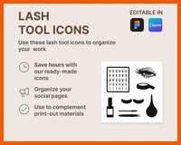 Lash Tool Icons