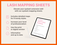 Lash Mapping Sheets