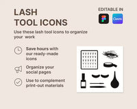 Digital Eyelash Extension Client Record Book w/ Hyperlinks | Unlimited Bundle | Compatible with Notability & GoodNotes + Canva and Figma